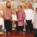 Polish tourists drop into Laos